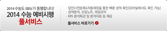 2014 ���� ������� Ǯ����(Ǯ���� �ٷΰ���) - 2014 ���ɵ� EBSi �� �����մϴ�! ��Ȼ������&�ڵ�ä���� ���� ���� ���� Ȯ��(����Ͽ����� Ȯ�� ����), �����м�, �����Ʈ, �ؼ�����, EBS �м�Ư�� �� �м��ڷ� �� ����.